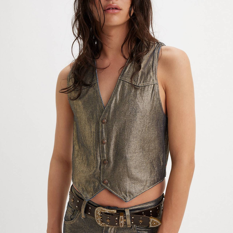 LEVI'S® PRIDE REVERSIBLE PATCHWORK VEST 6