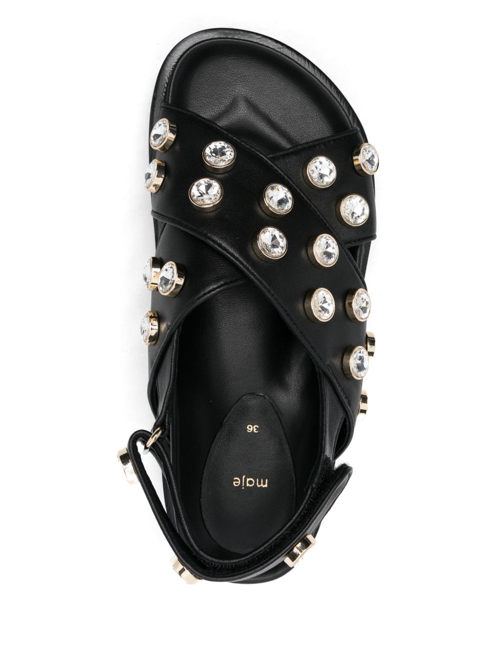crystal-embellished sandals - 4