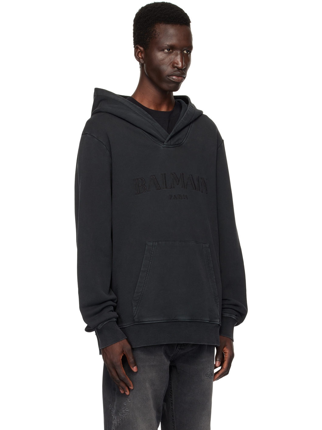 Black Vintage Hoodie - 2