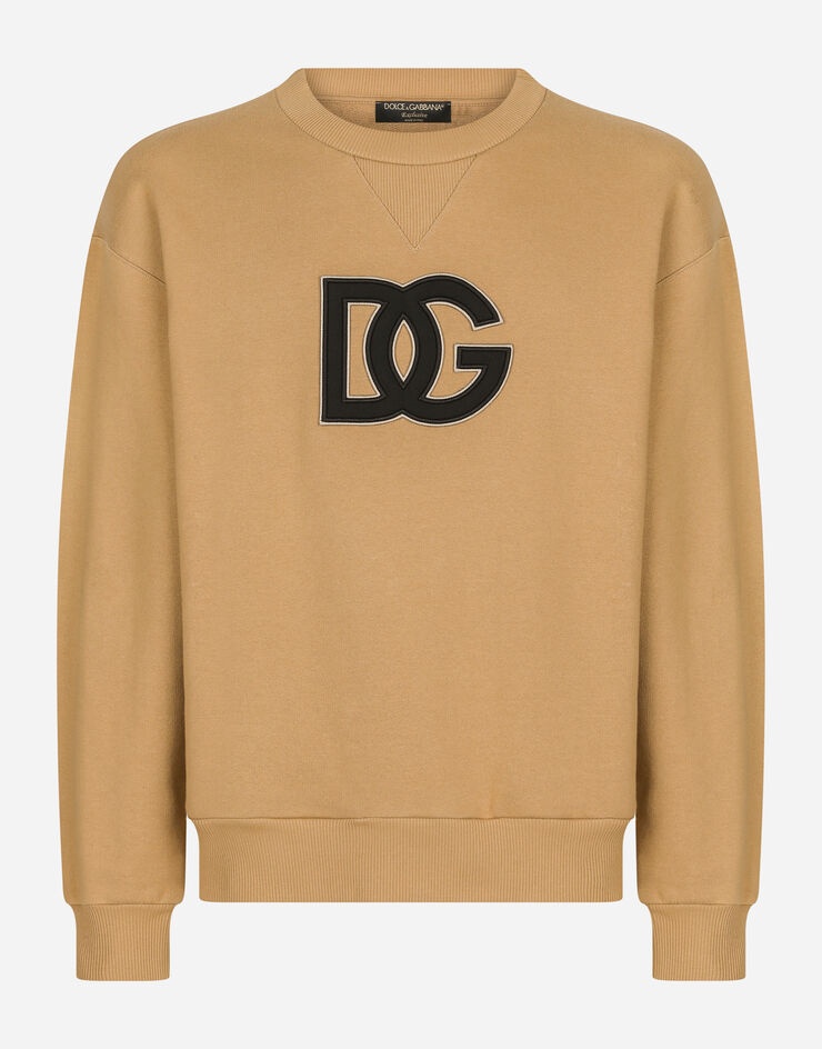 Jersey sweatshirt with DG logo patch - 3