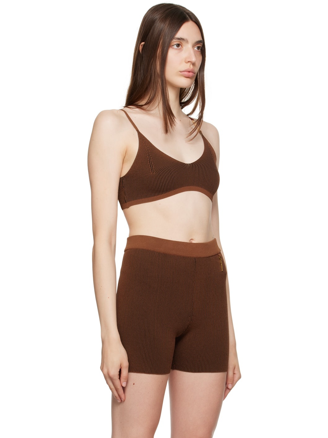 Brown Le Raphia 'Le Pralu' Bra - 2