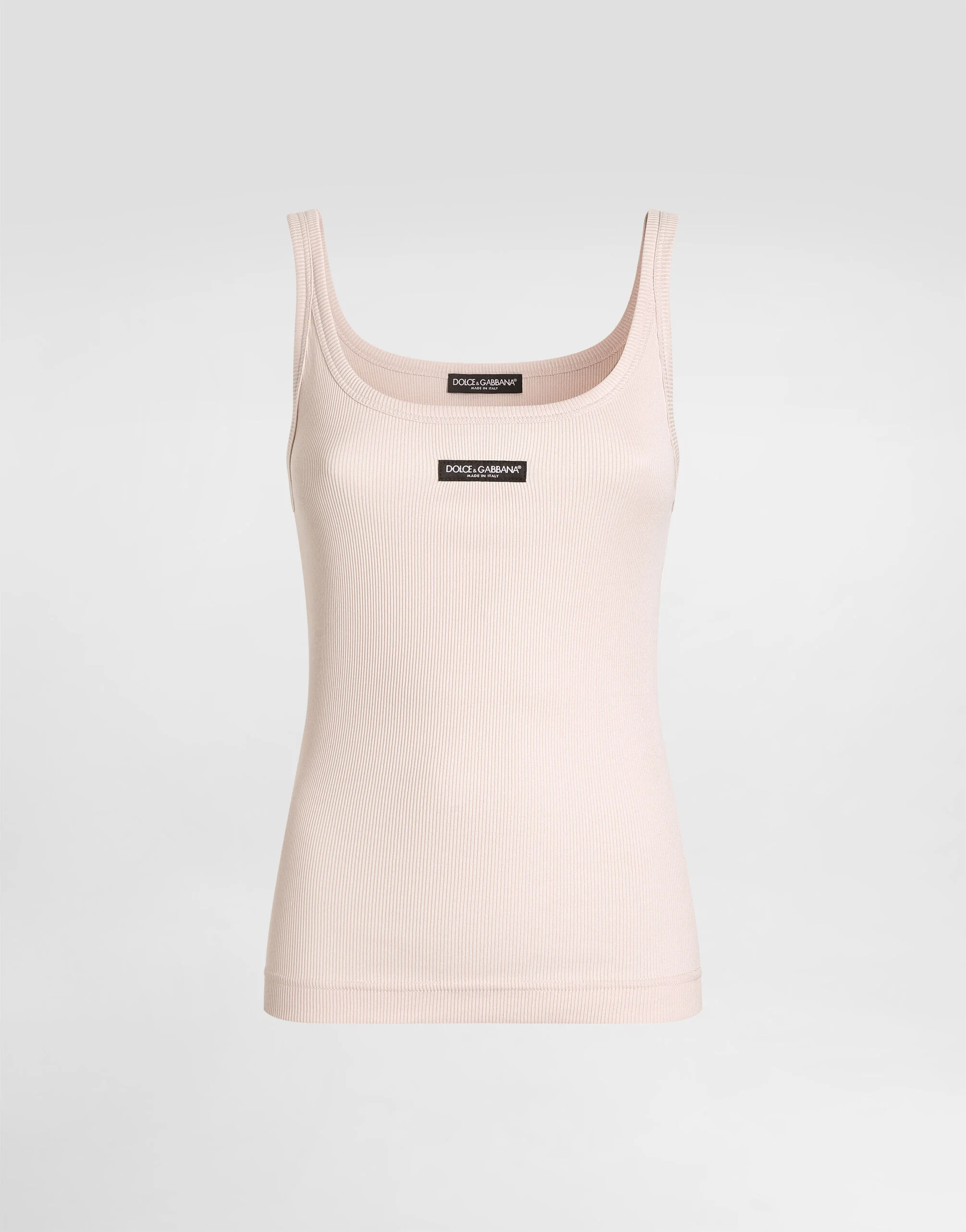 Ribbed tank top - 1