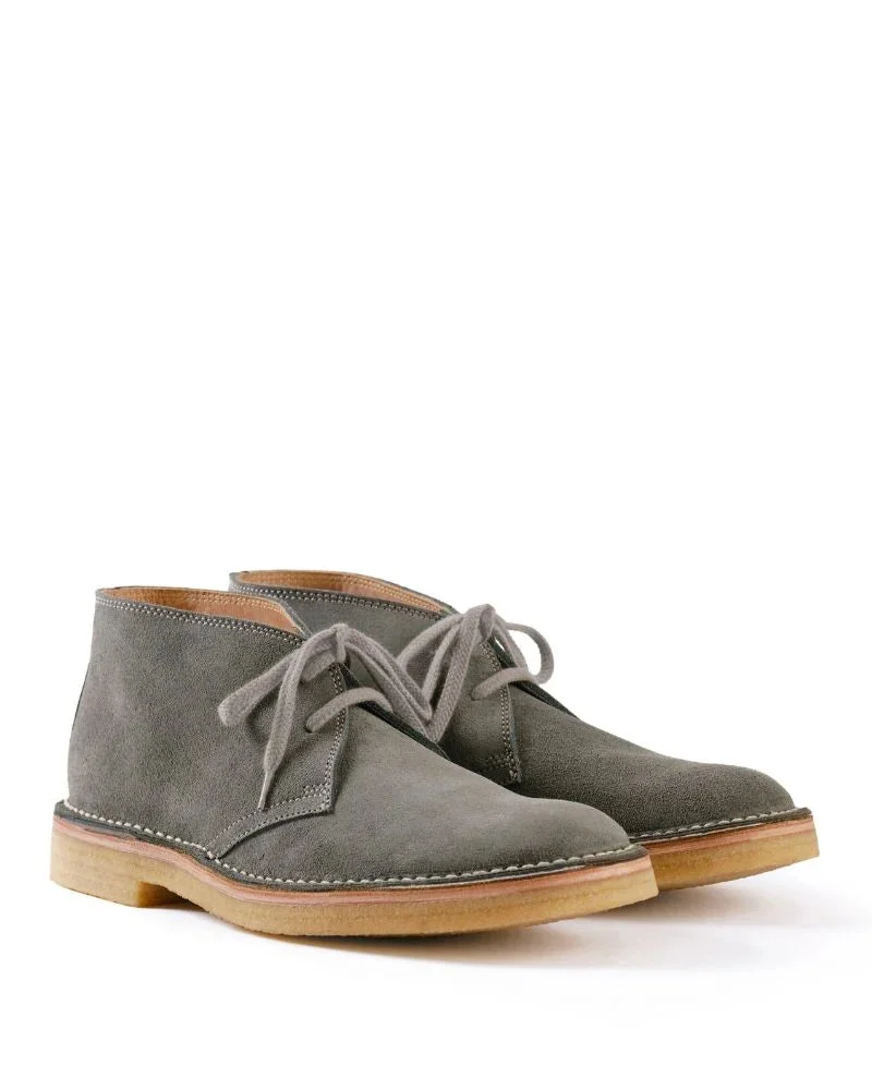 LK-019 Military Desert Boot Japanese Suede Gray - 1