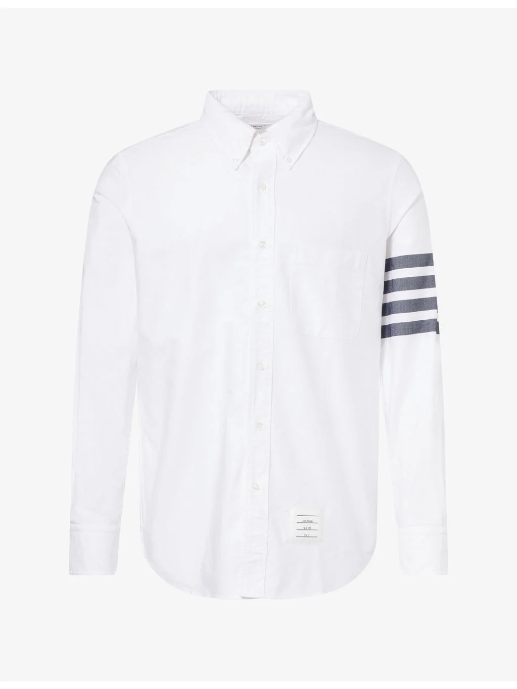 Brand-Stripe Cotton Shirt - 1