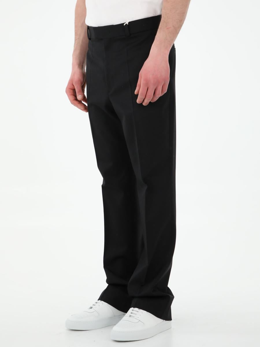 VALENTINO GARAVANI BLACK TAILORED TROUSERS - 2