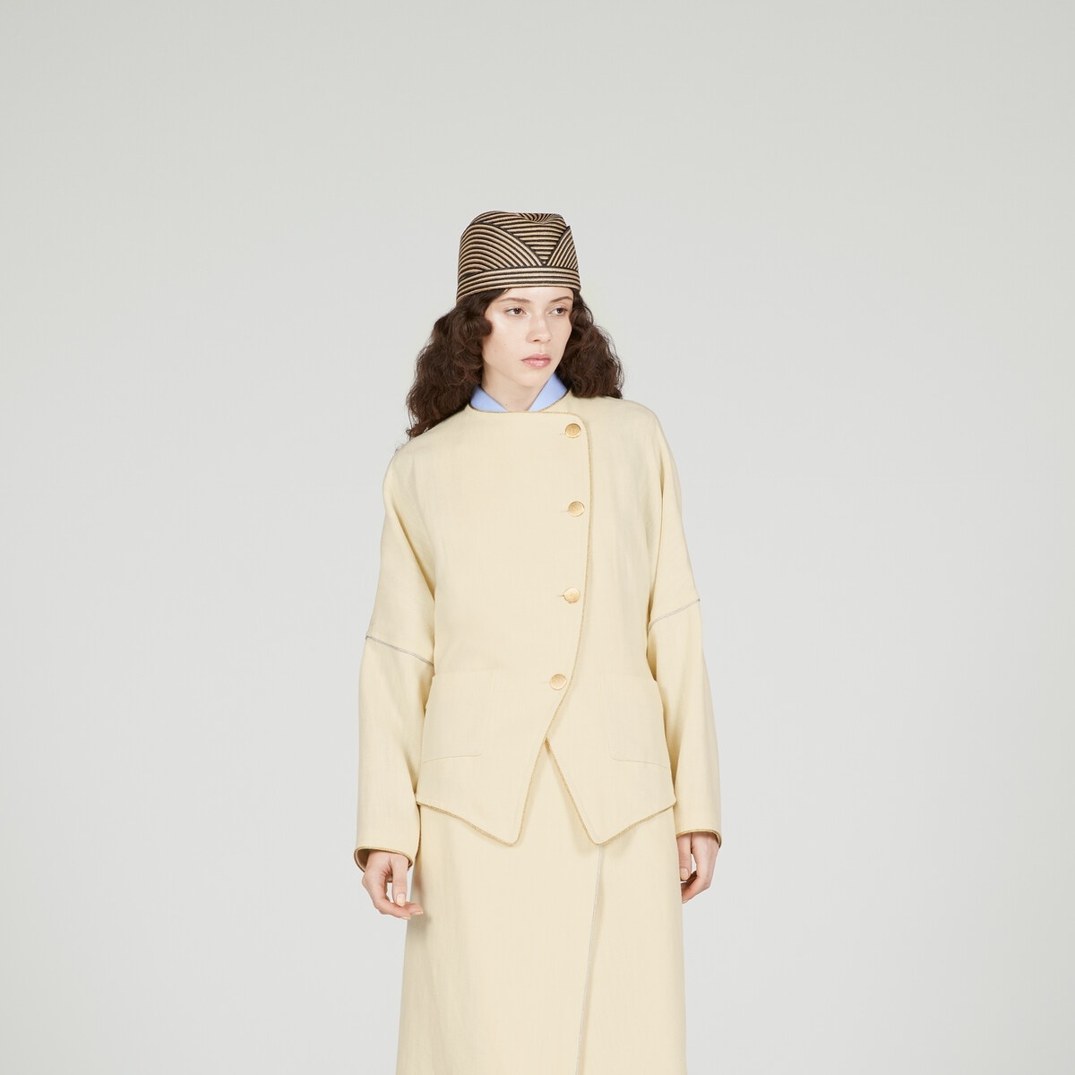 Linen canvas jacket - 5