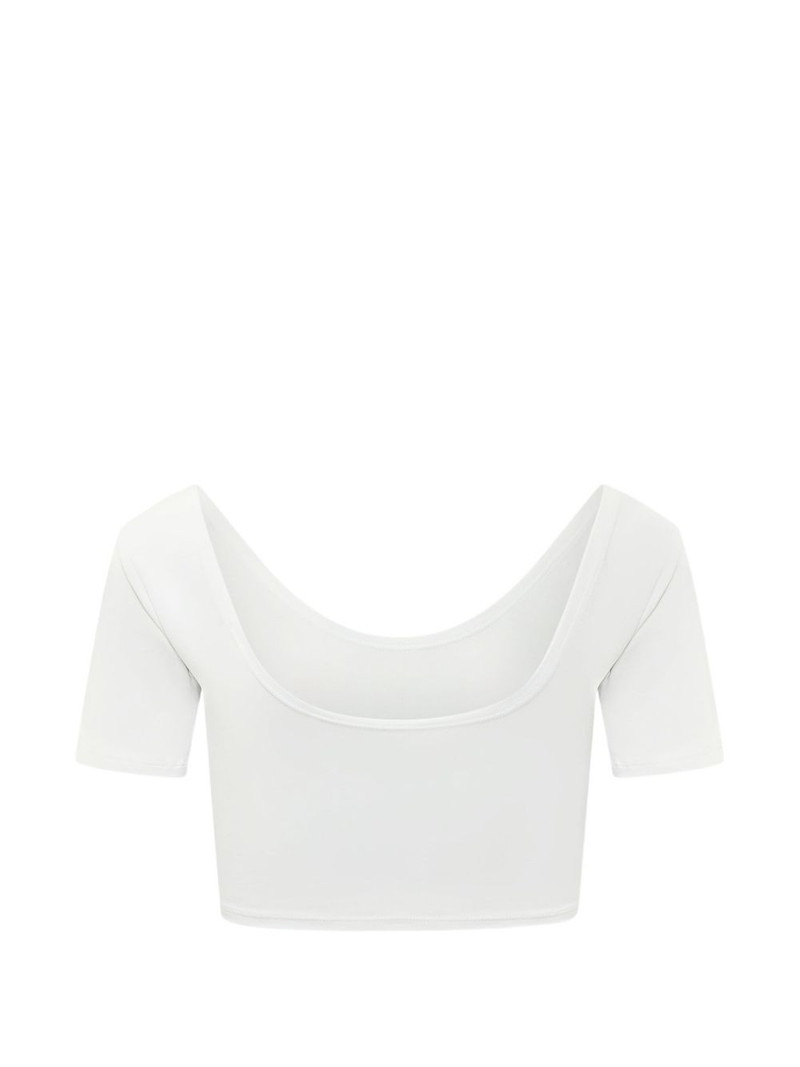 FIORUCCI logo-print cropped T-shirt outlook