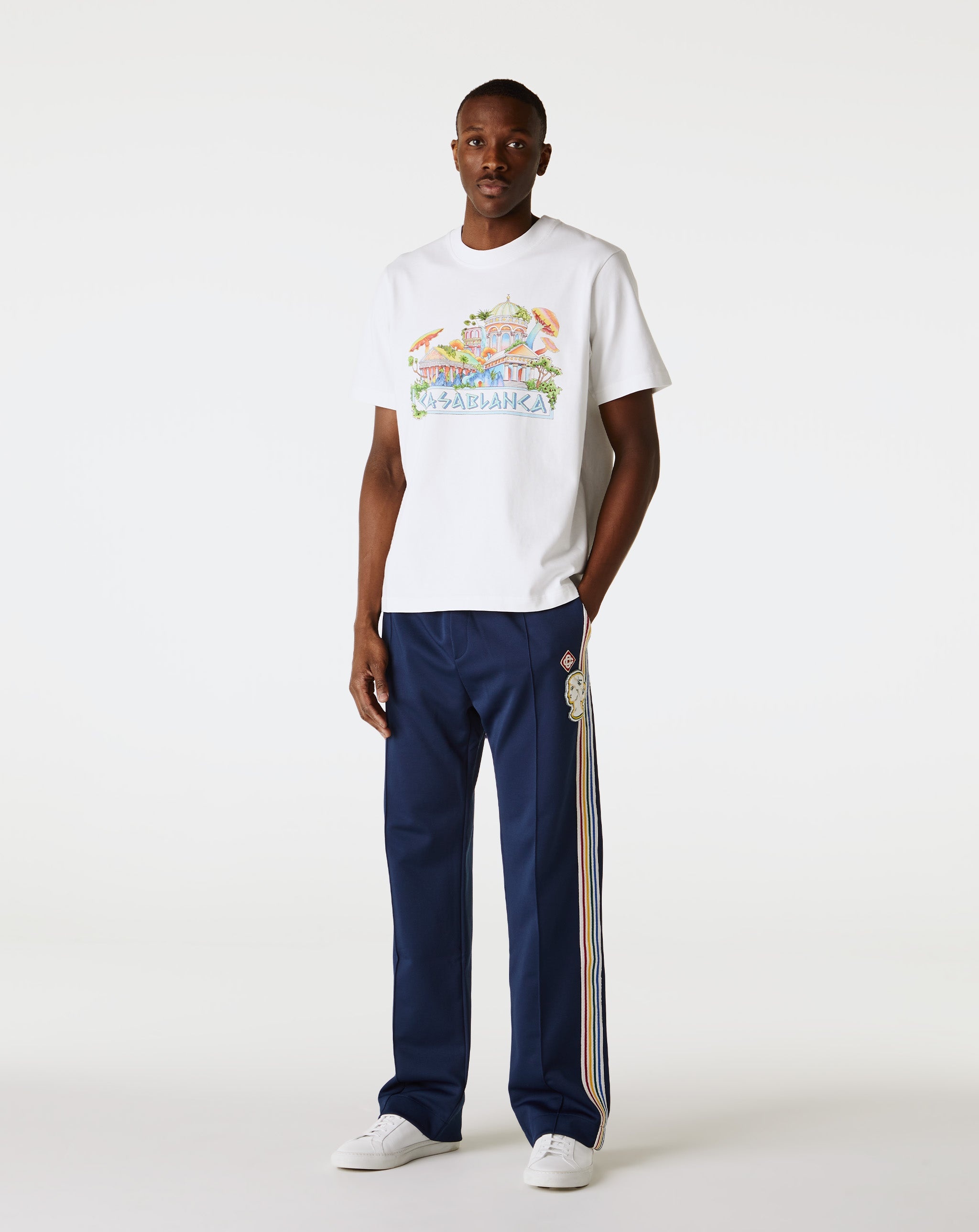 トップス CASABLANCA The Road to Knowledge Casablanca Tee for Men and Women Road to Knowledge T-Shirt