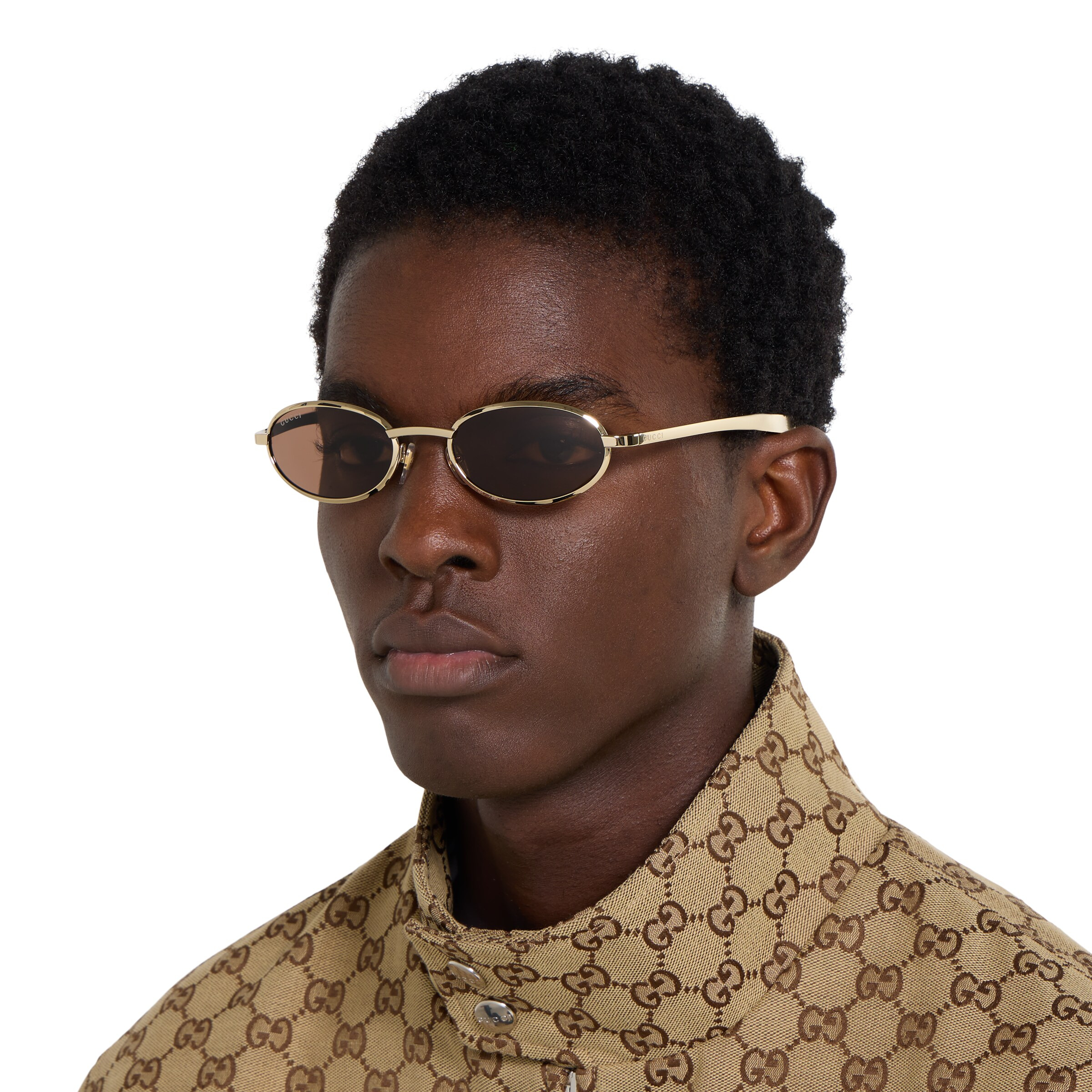 Oval frame sunglasses - 4