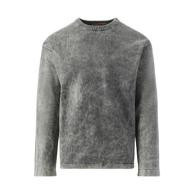 Diesel Marble Effect Sweater in Grey outlook