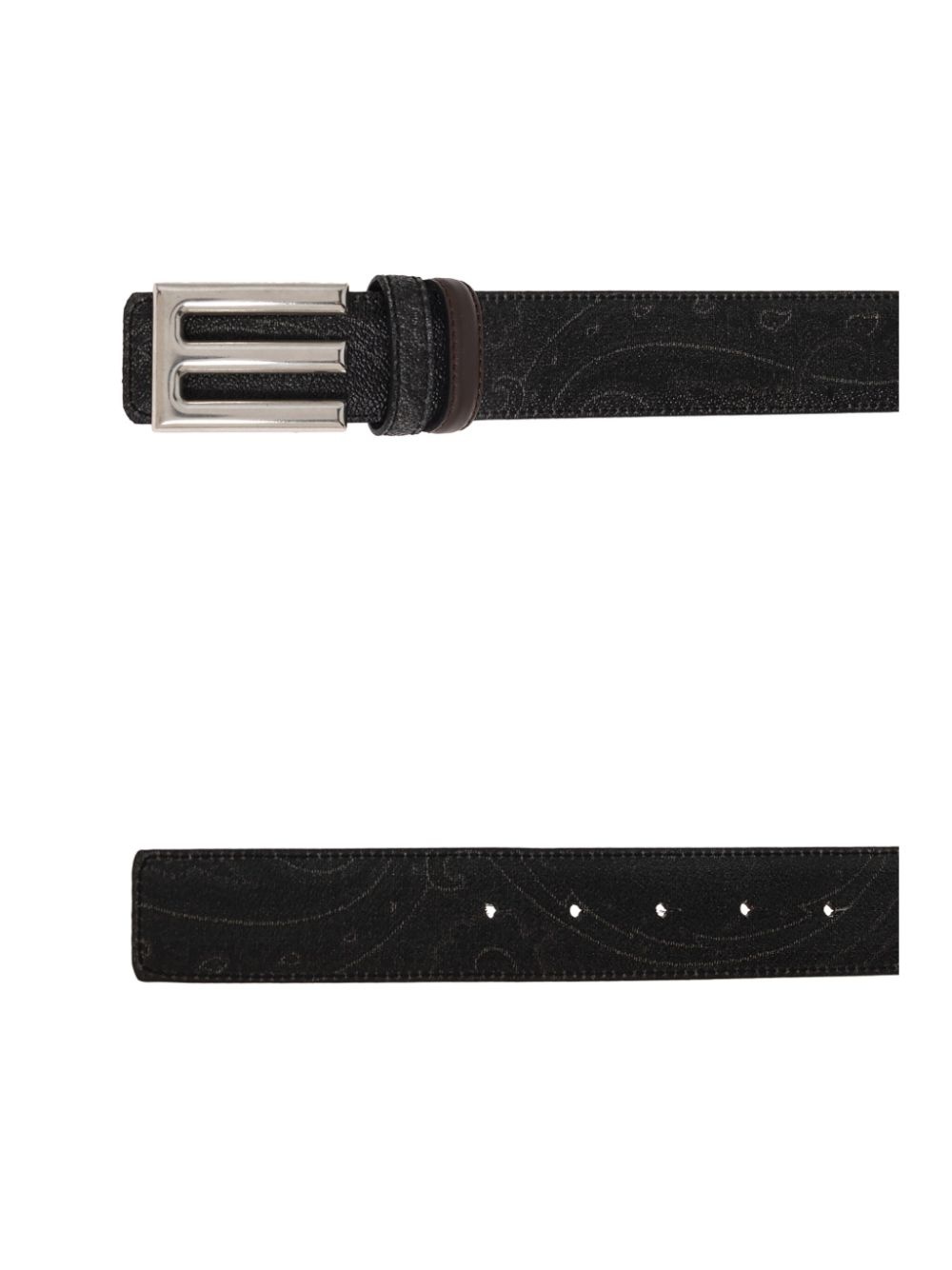 logo-buckle belt - 4