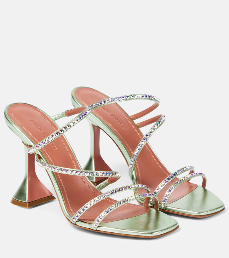 Naima embellished leather sandals - 1