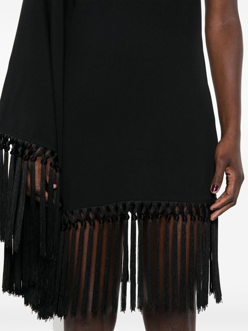 Piccolo Arno one-shoulder fringe dress 5