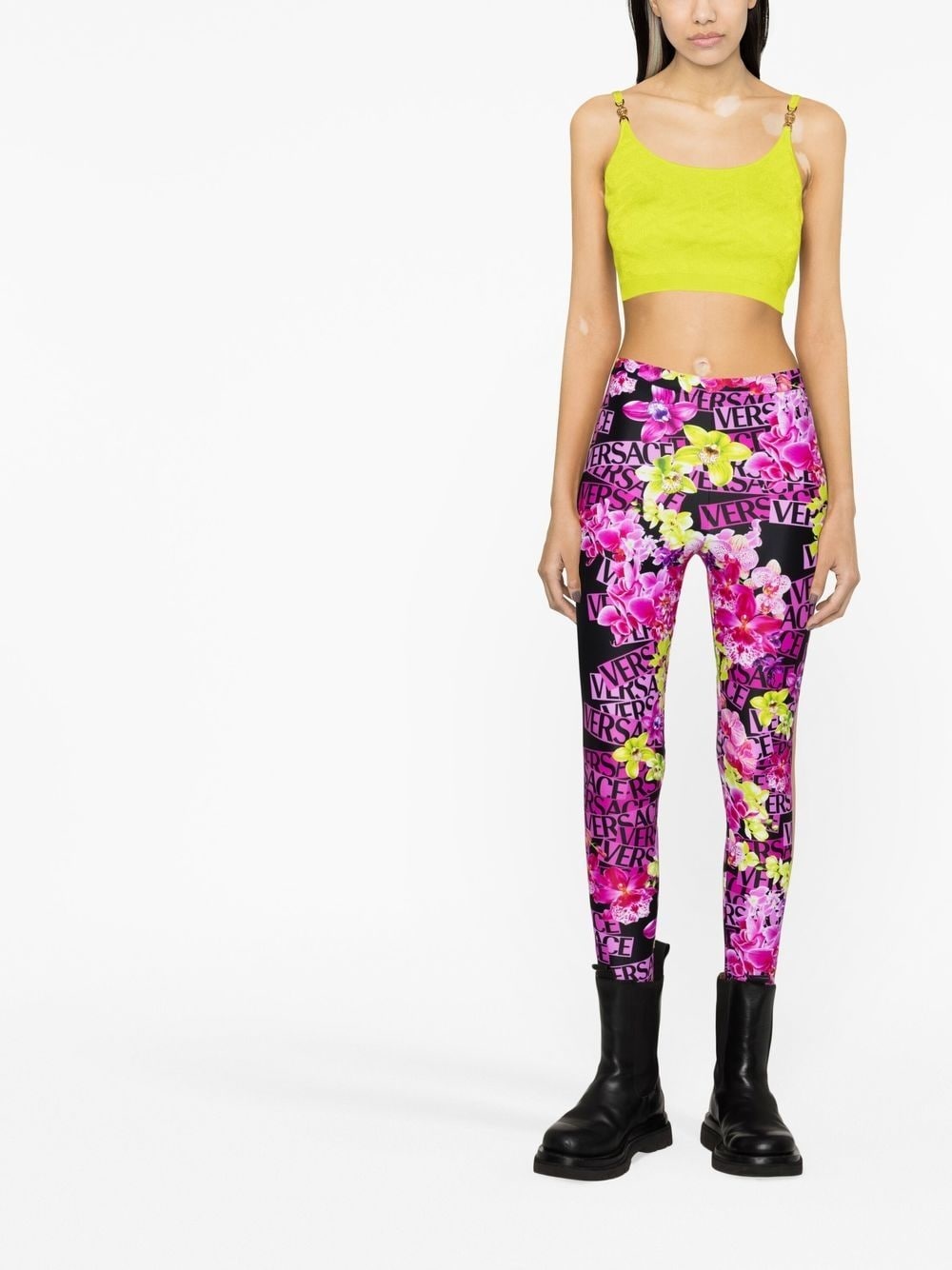 Medusa-motif knitted top - 2