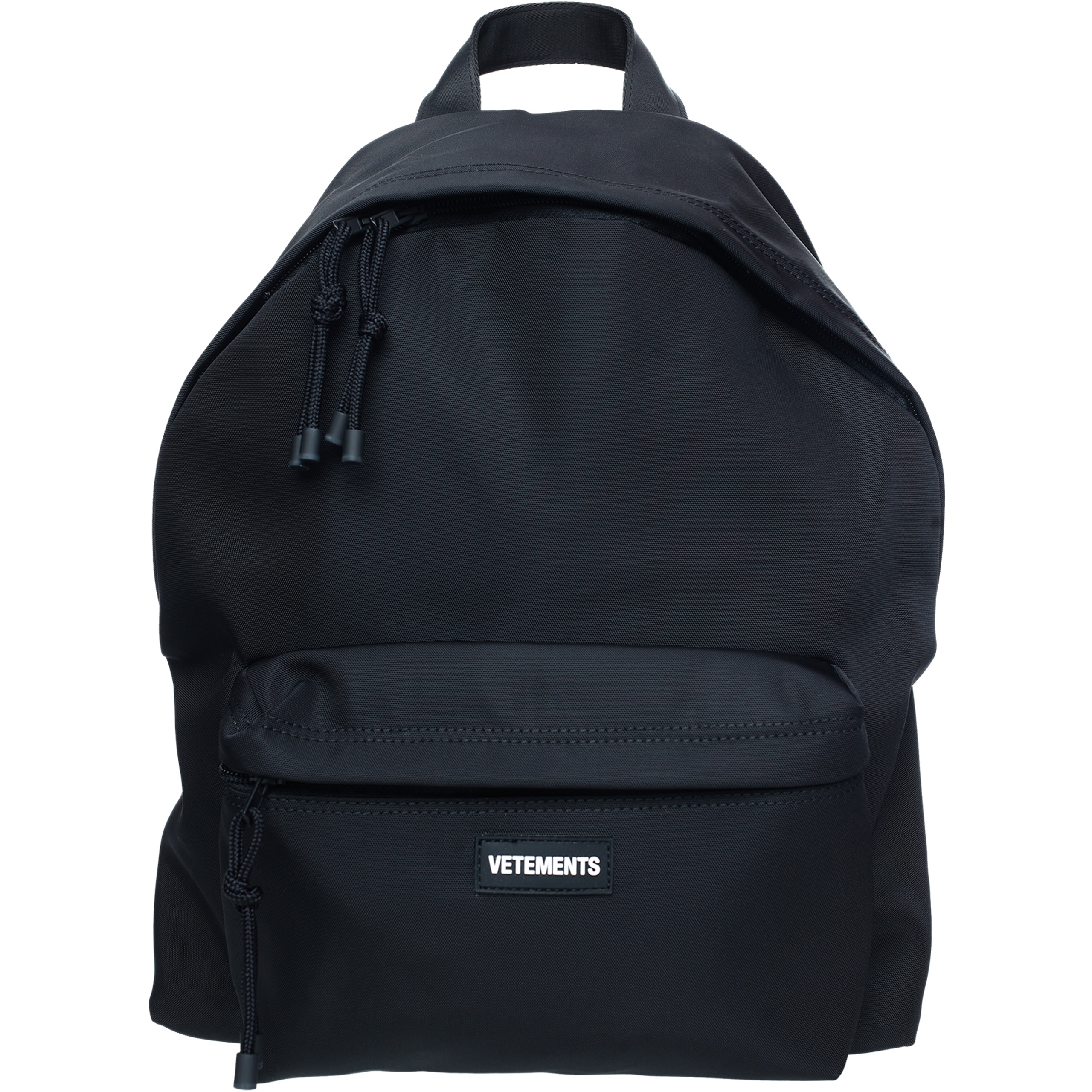BLACK LOGO BACKPACK - 2
