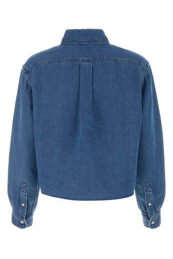 Miu Miu Woman Denim Shirt - 2