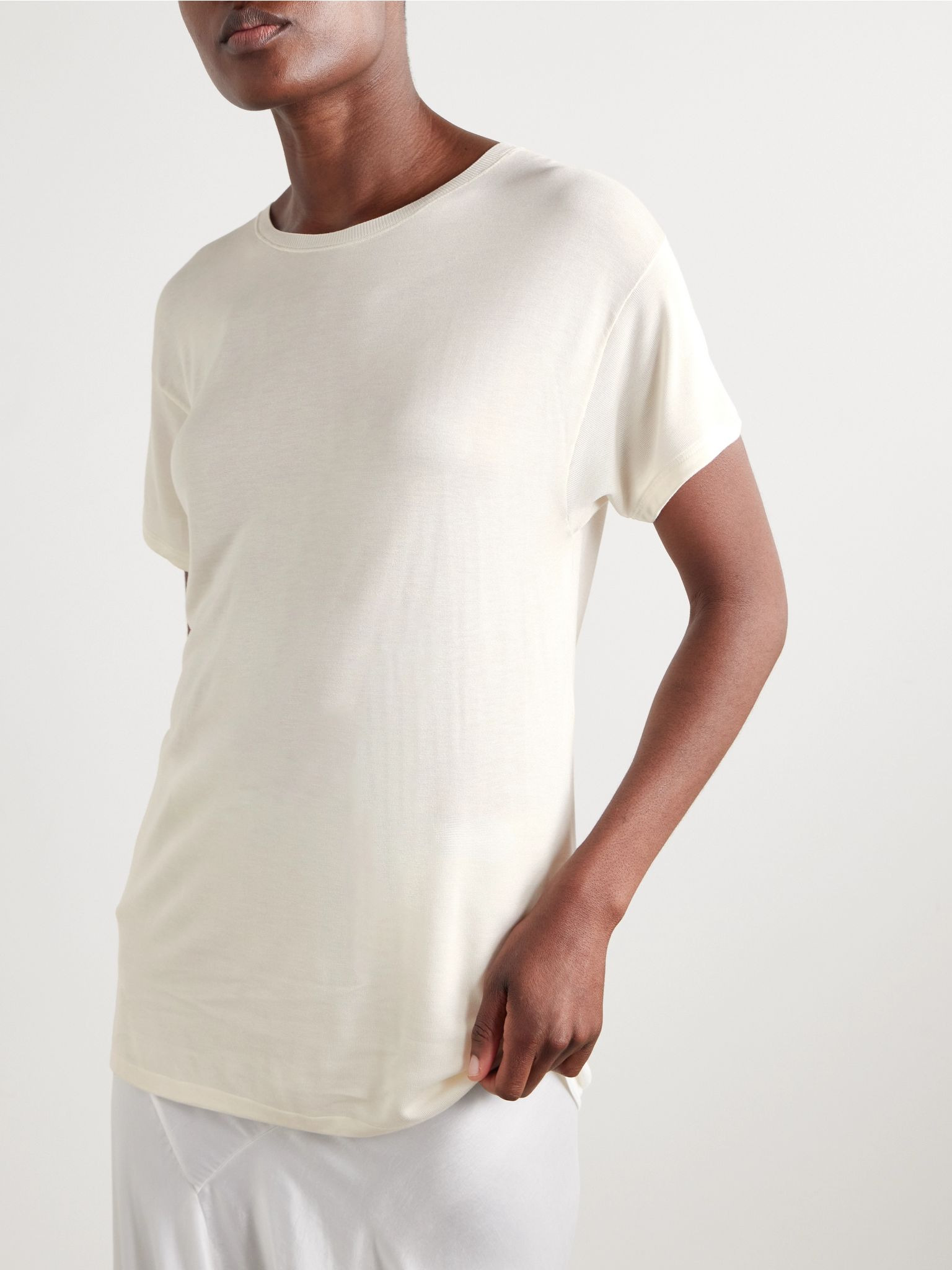 Kota jersey T-shirt Ivory - 3