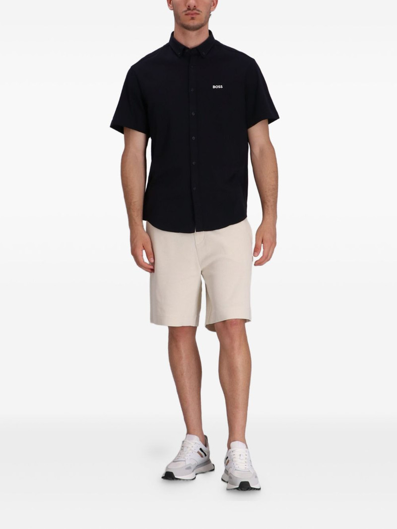 BOSS button-up short-sleeved shirt outlook