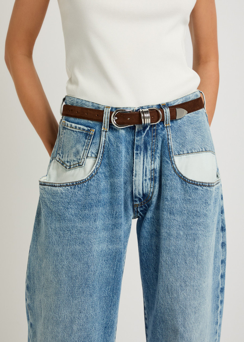 DÉHANCHE Dehanche Hollyhock Suede Belt outlook