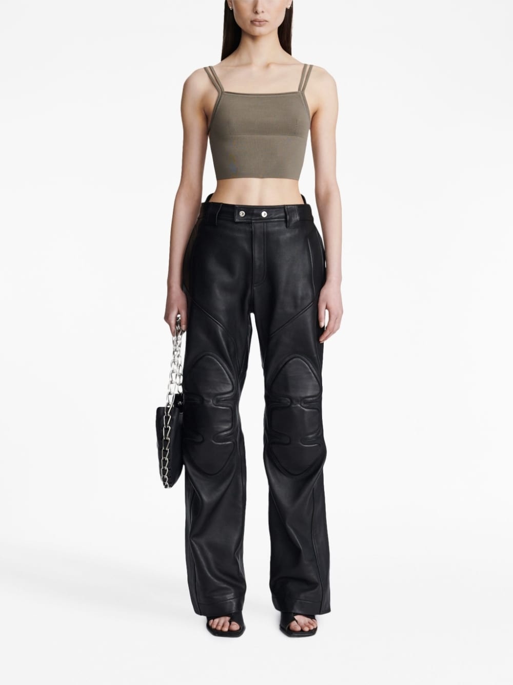 fine-knit crop top - 2