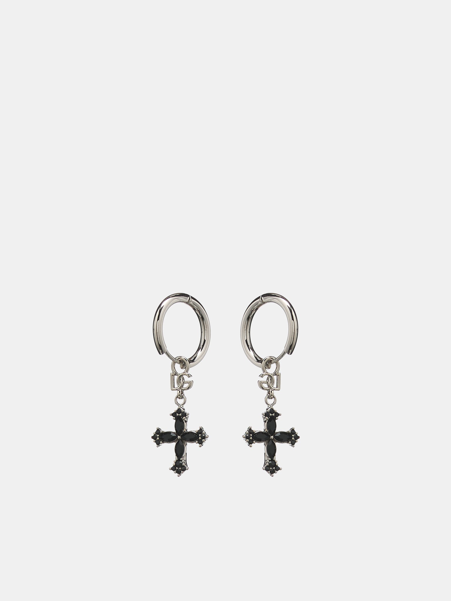 Cross Drop Earrings - 1