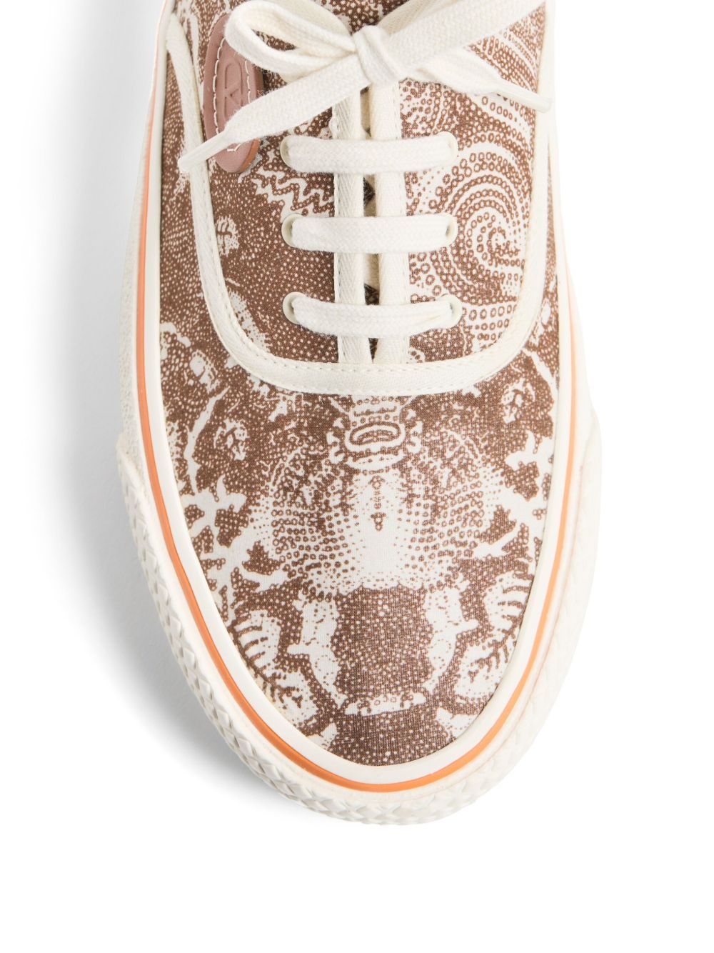 patterned-jacquard sneakers - 6