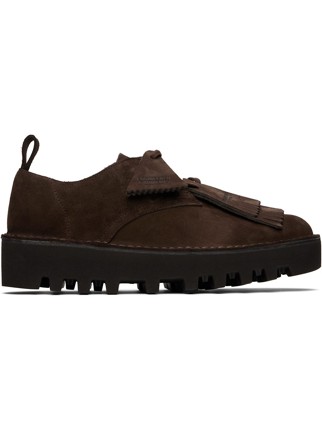 Brown Clarks Originals Edition Desert Khan EG Derbys - 1