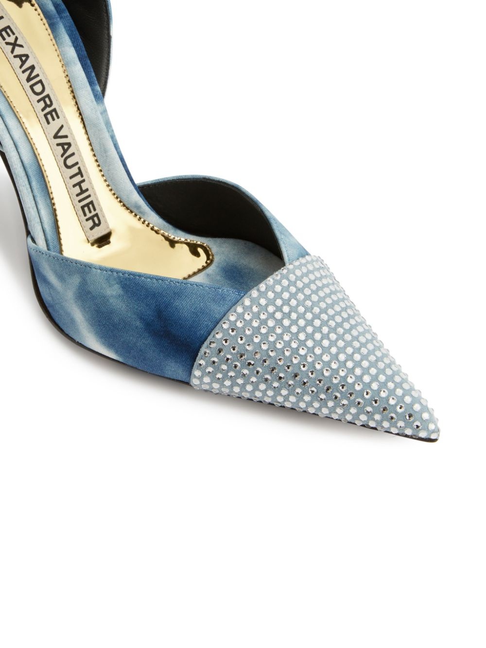 tie-dye pattern 105mm pumps - 4