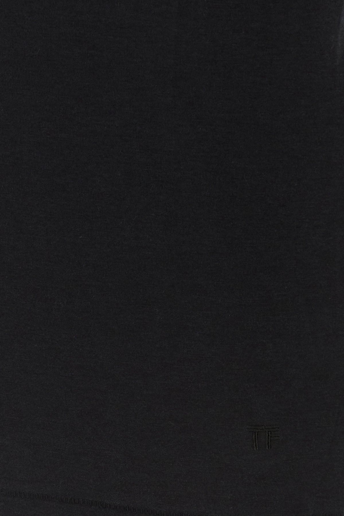 Black lyocell blend t-shirt - 3