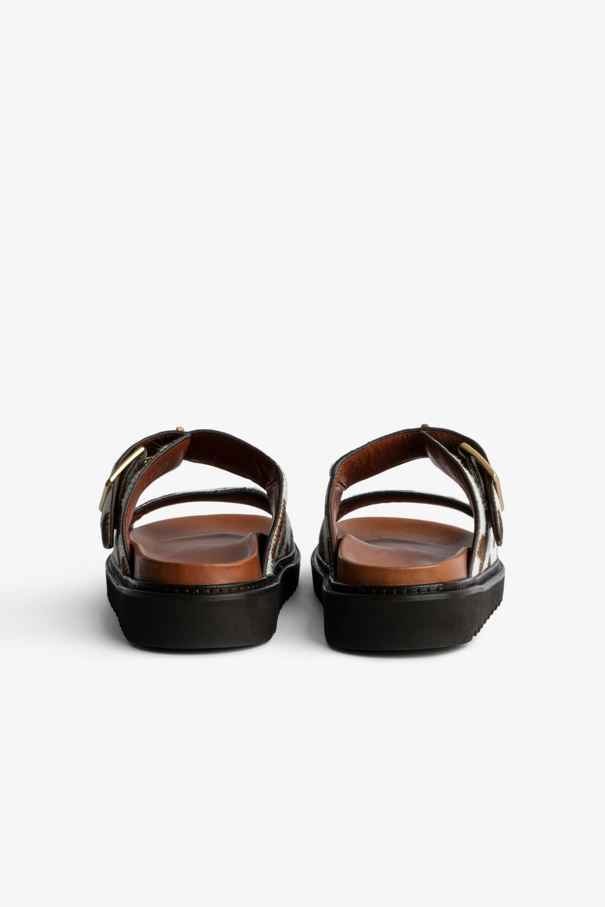 Cecilia Alpha Cow Sandals - 4