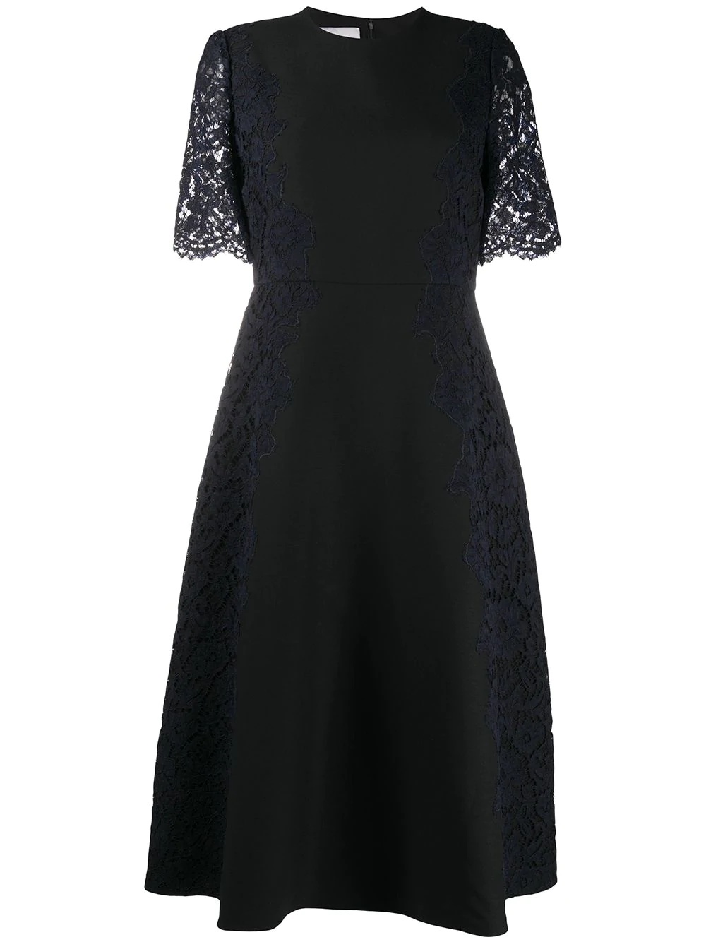 lace sleeve dress - 1