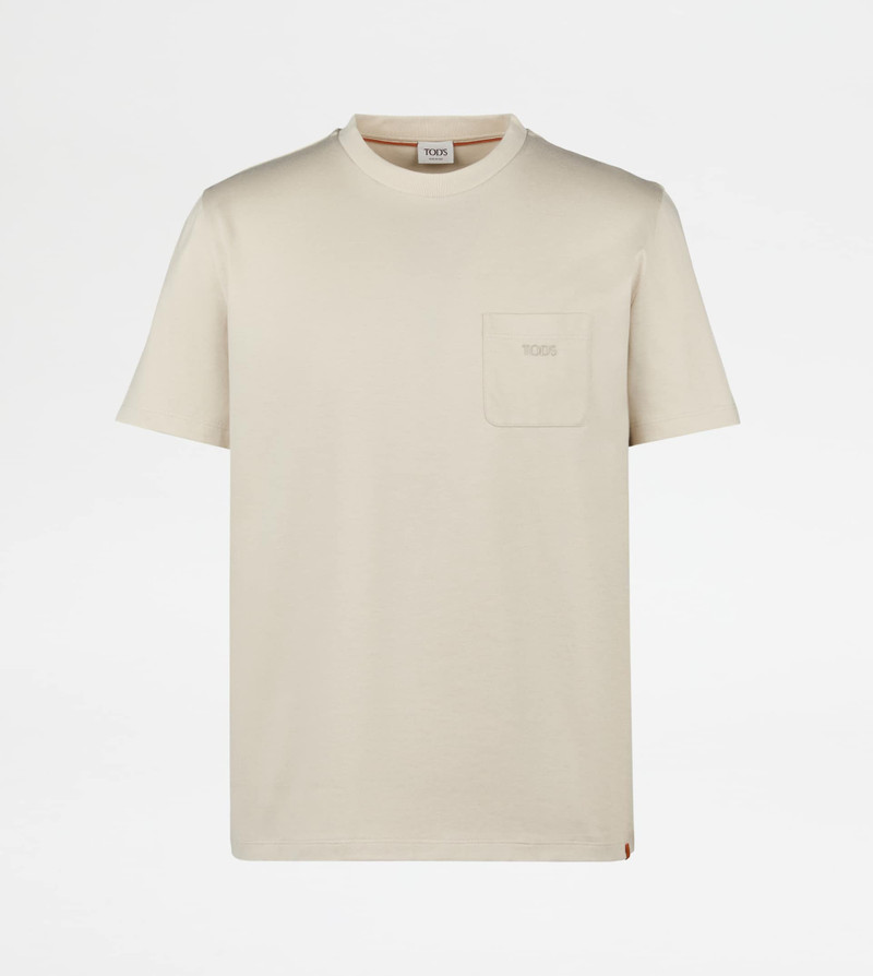T-SHIRT IN JERSEY - BEIGE 1