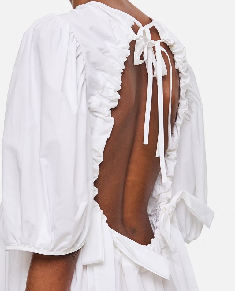 CECILIE BAHNSEN AILEY DRESS COTTON WHITE | biffi | REVERSIBLE