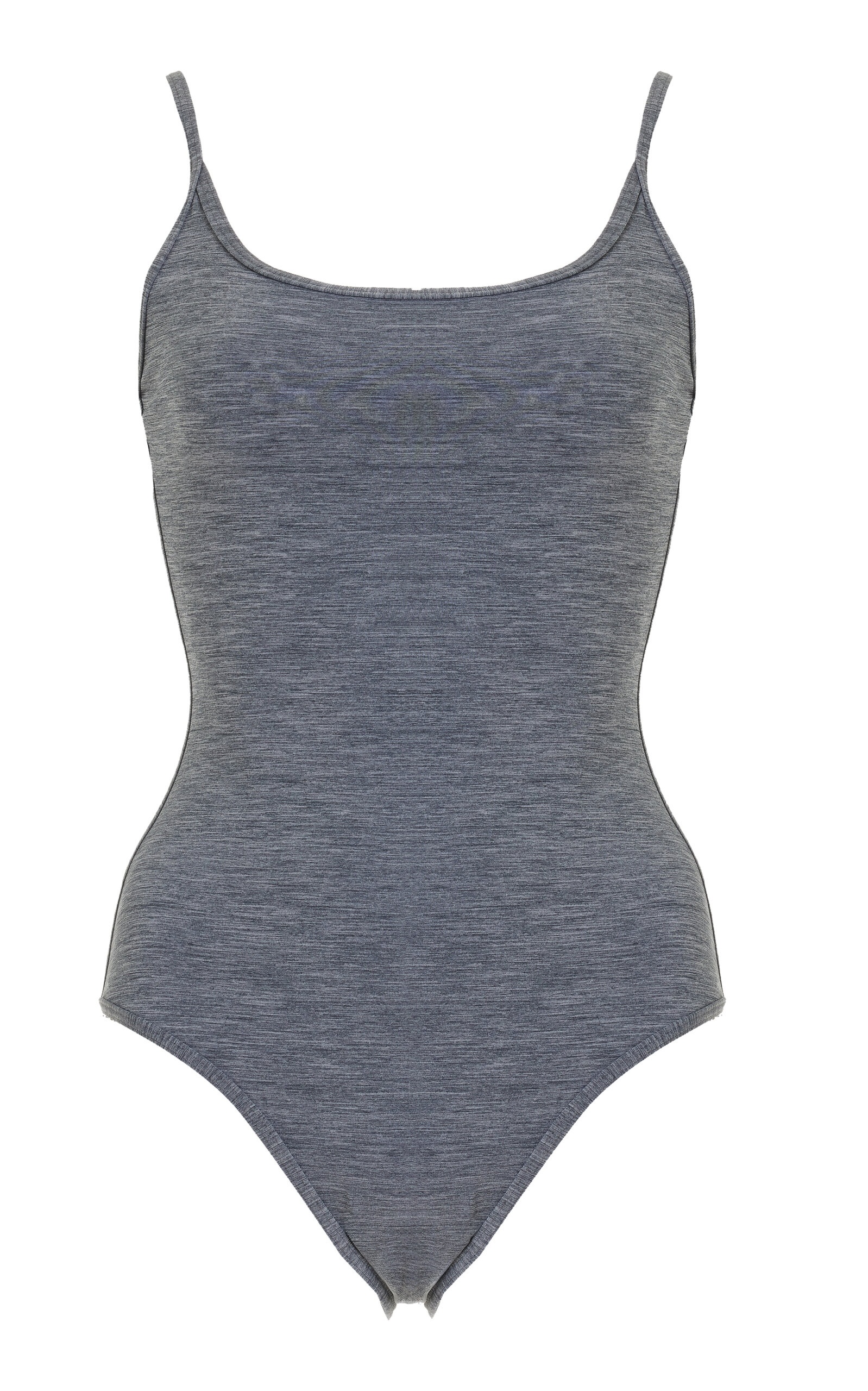 Scooped One-Piece Swimsuit grey - 1