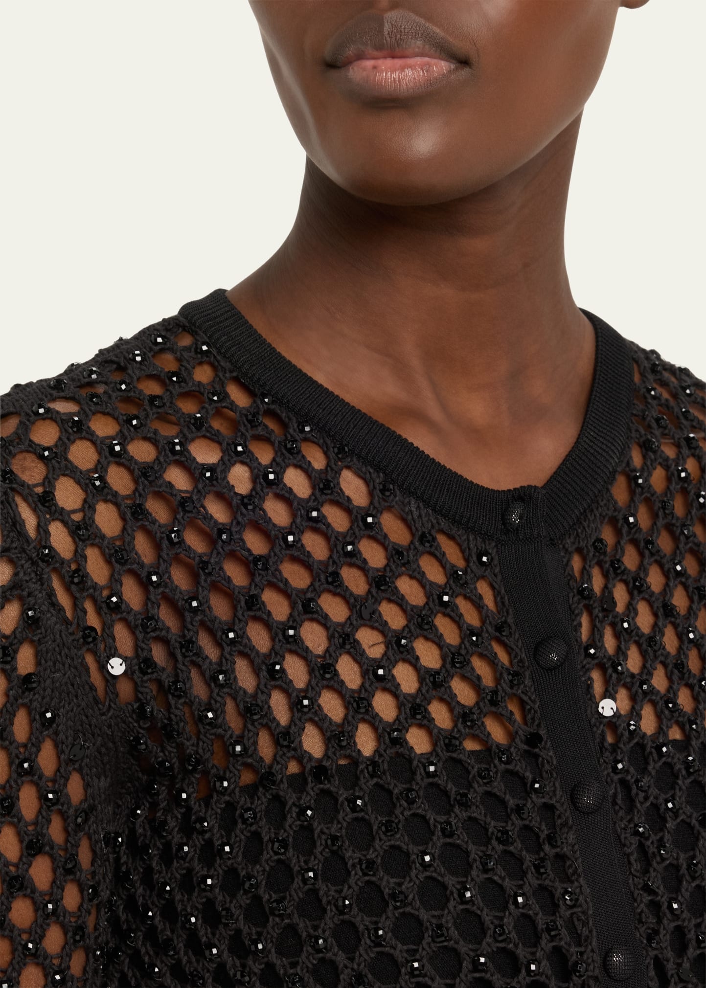 Zora Crystal Mesh Bodysuit - 5