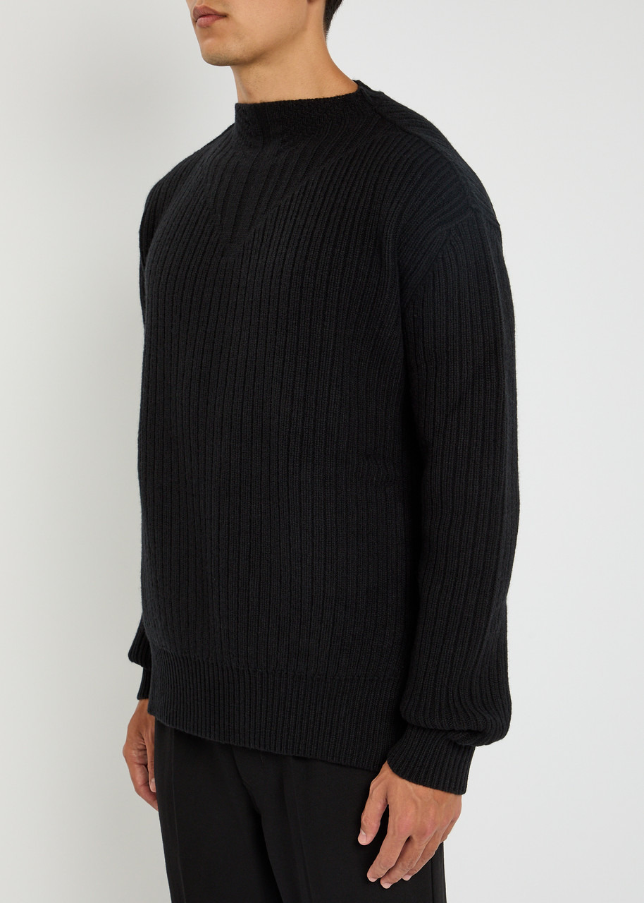 Rick Owens Fisherman Ribbed Wool Jumper - 2