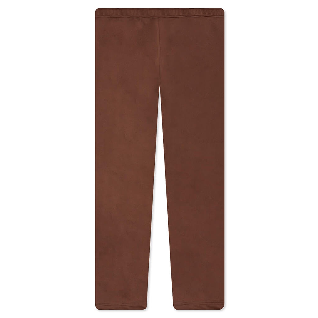 PALM ANGELS THIN WAIST SLIM TRACK PANTS - BROWN/OFF-WHITE - 2