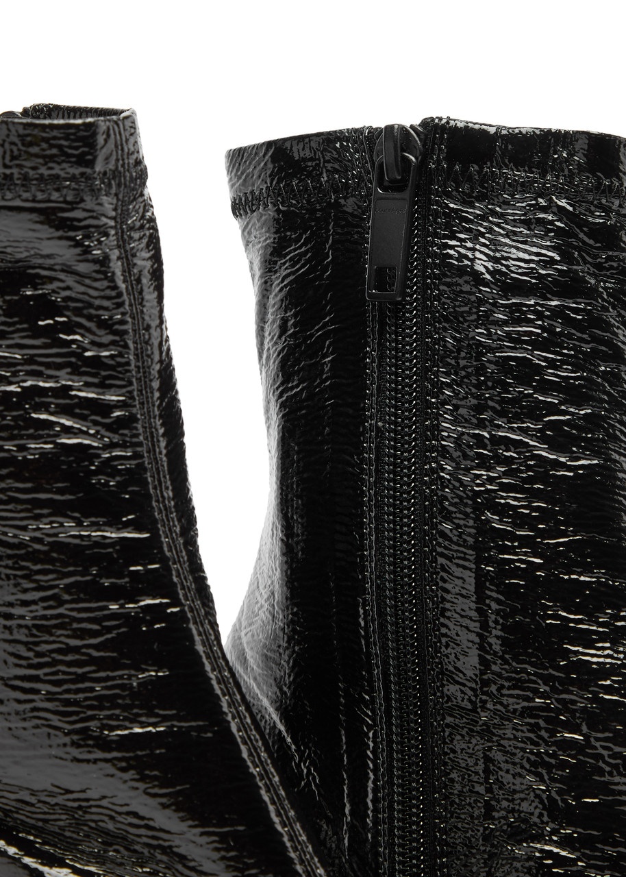 Courrèges Reedition 75 Crinkled Vinyl Ankle Boots - 4