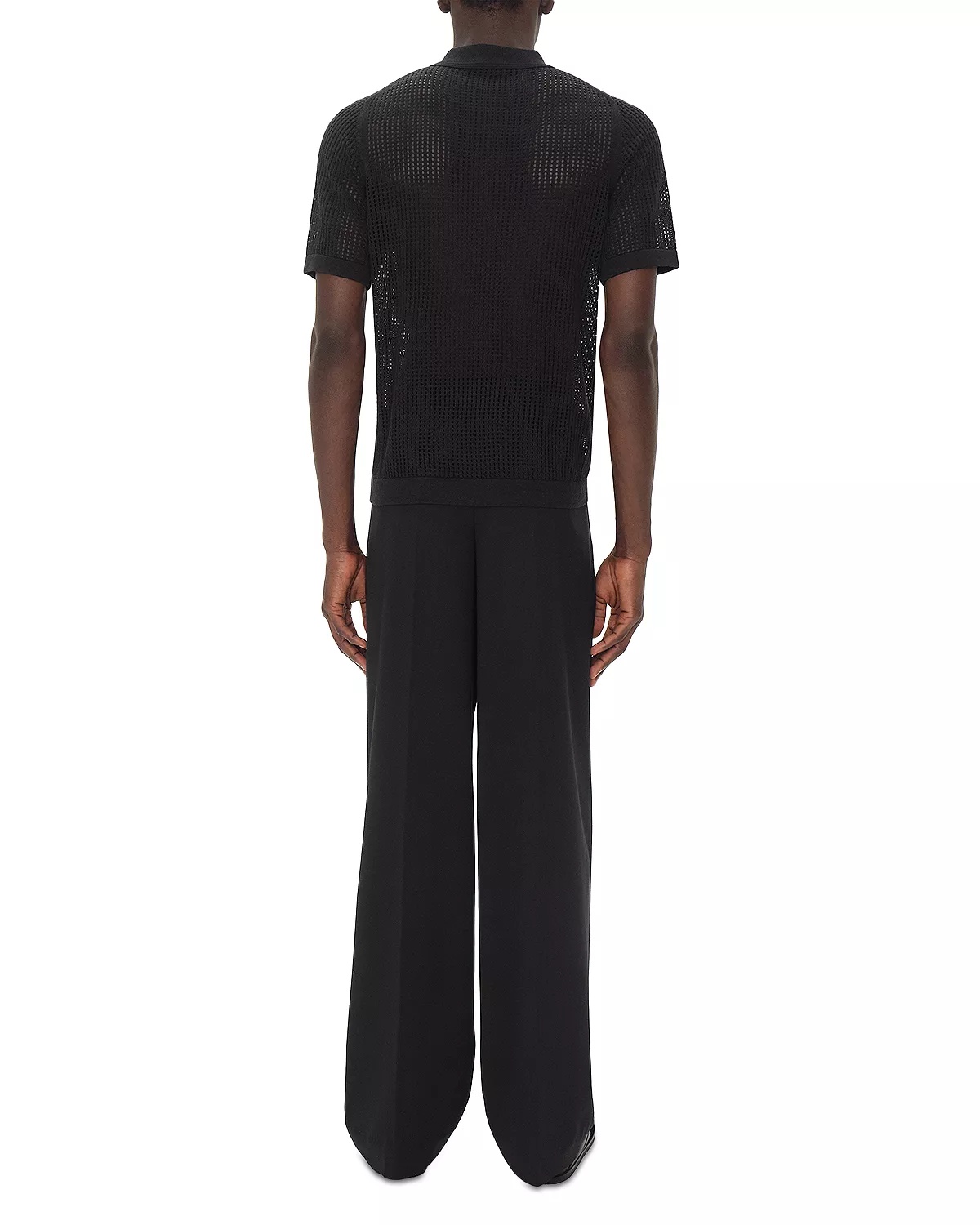Jeremiah Perforated Polo Sweater - 3