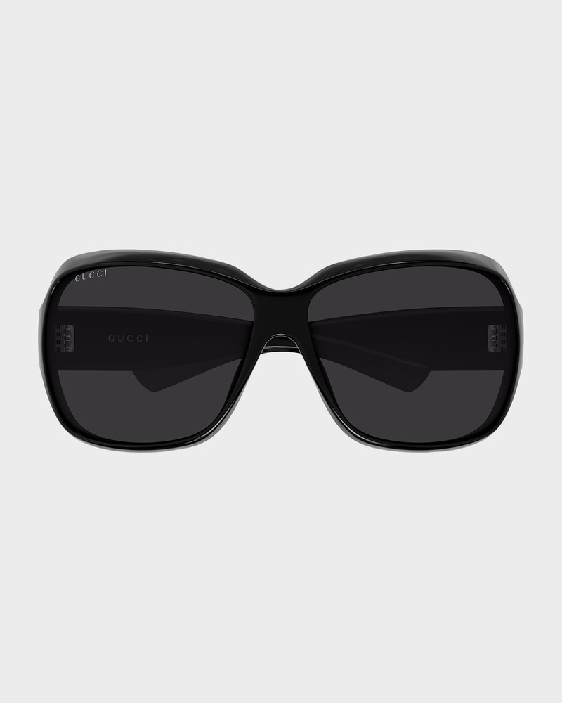 Logo 70mm Square Sunglasses 1