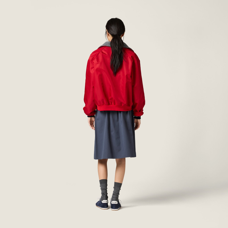 Technical gazar and fleece bomber jacket 3
