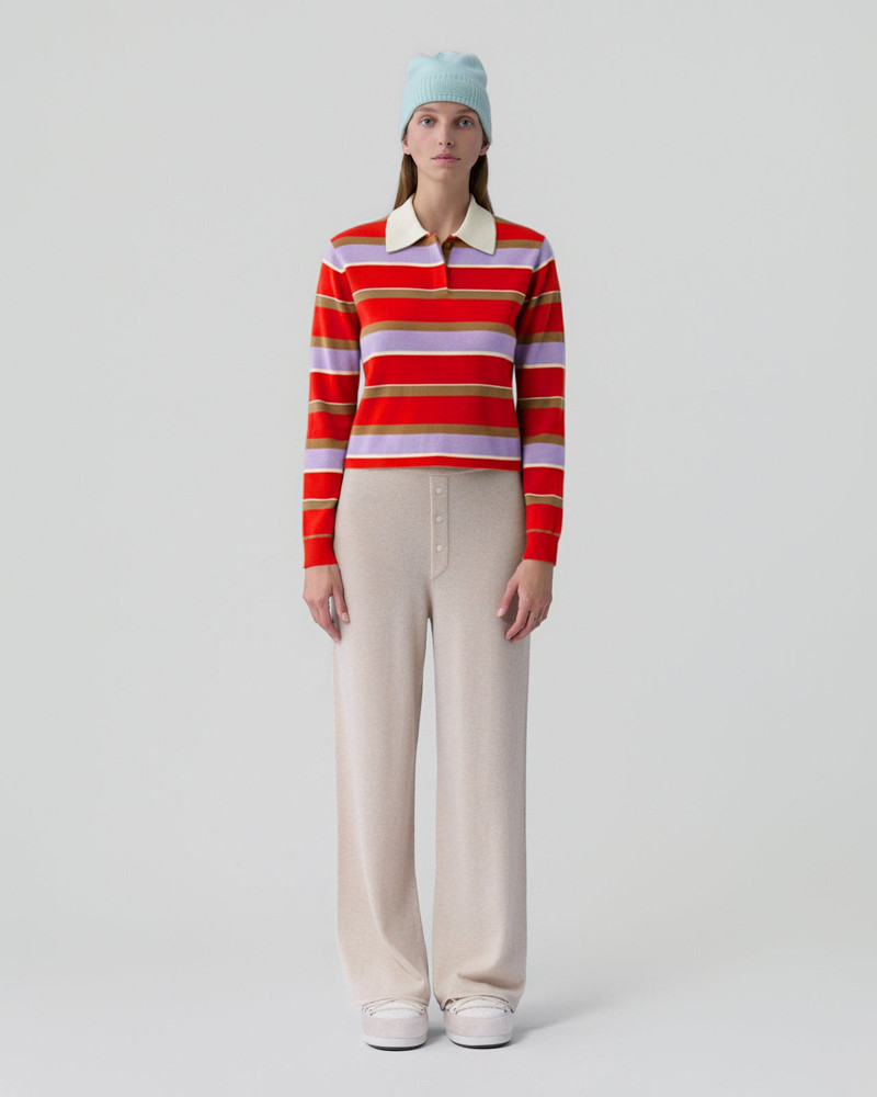 GUEST IN RESIDENCE Cropped Stripe Rugby outlook