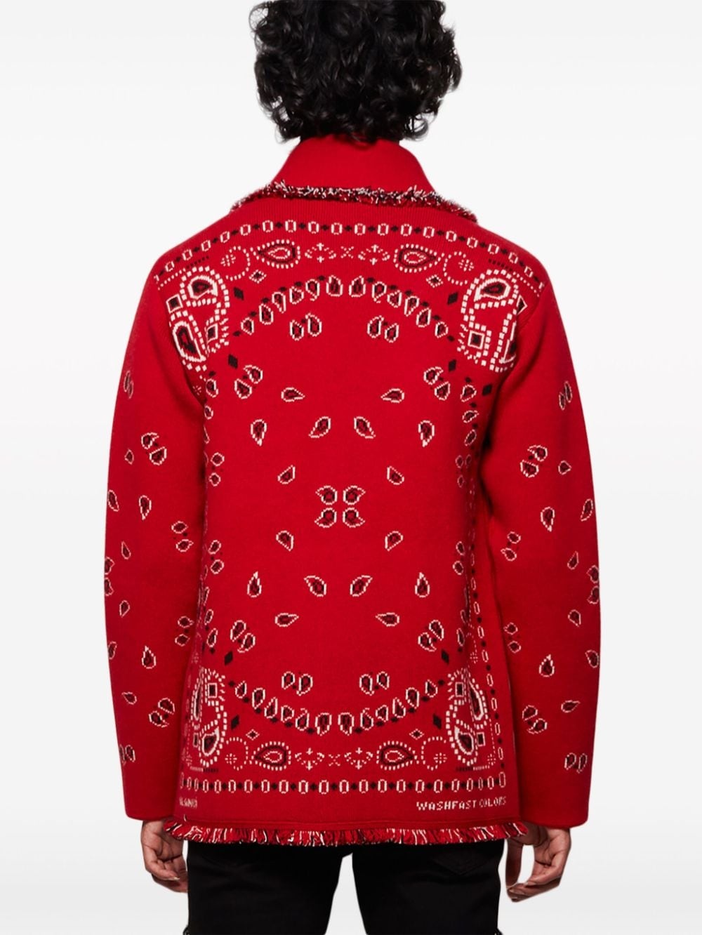 Icon Bandana cashmere cardigan - 5