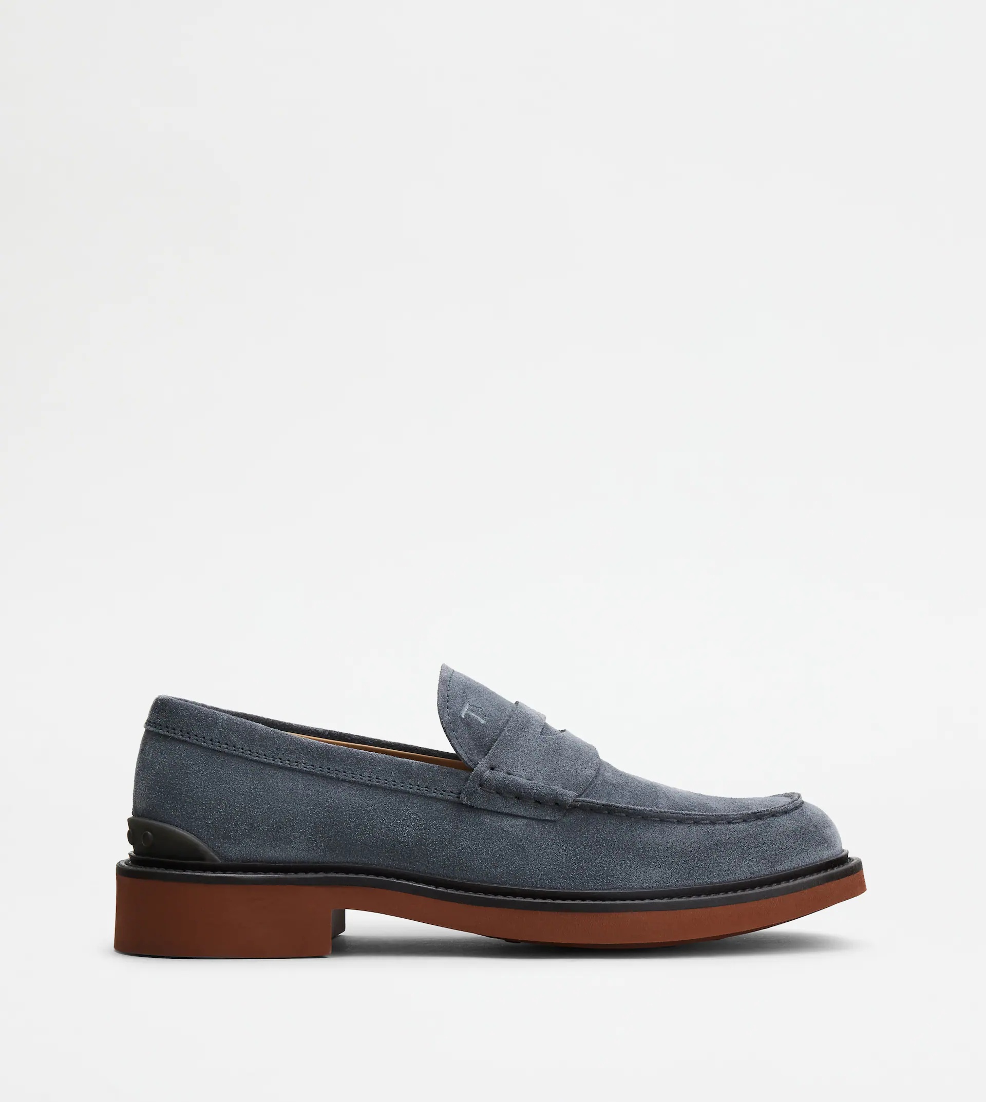 LOAFERS IN SUEDE - GREY - 1