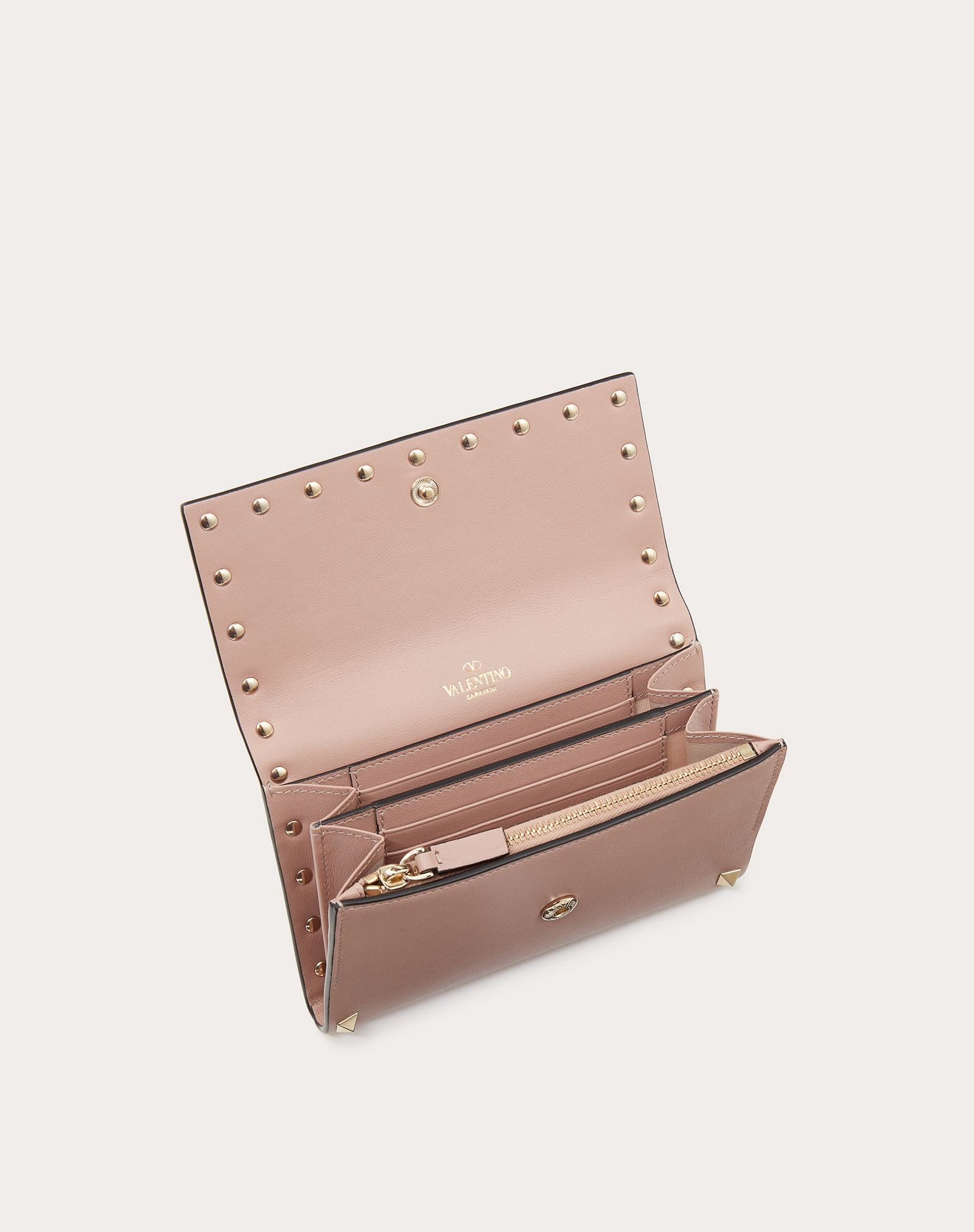 Rockstud Calfskin Wallet - 5