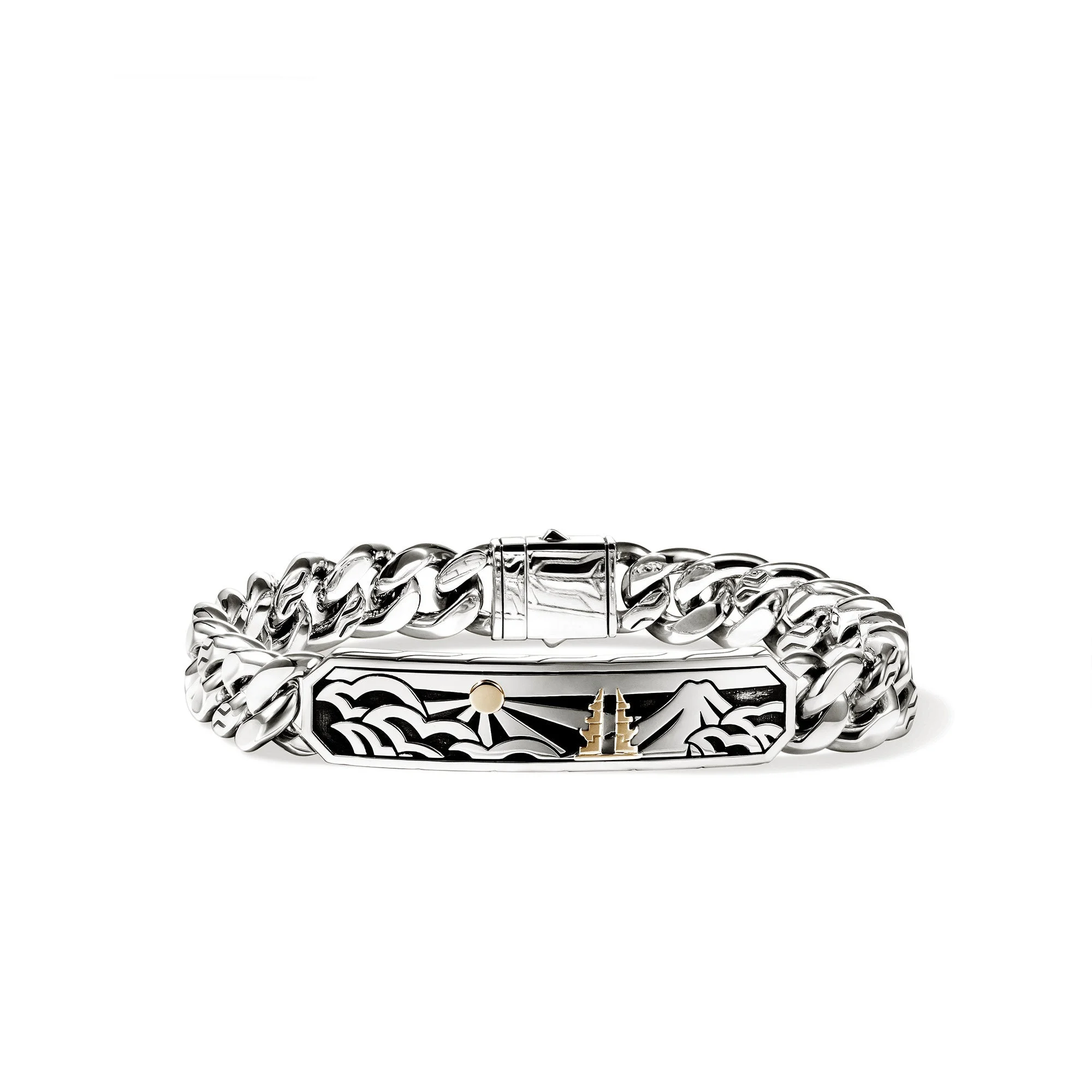 Legends ID Bracelet, Gold, Sterling Silver, 11MM - 1