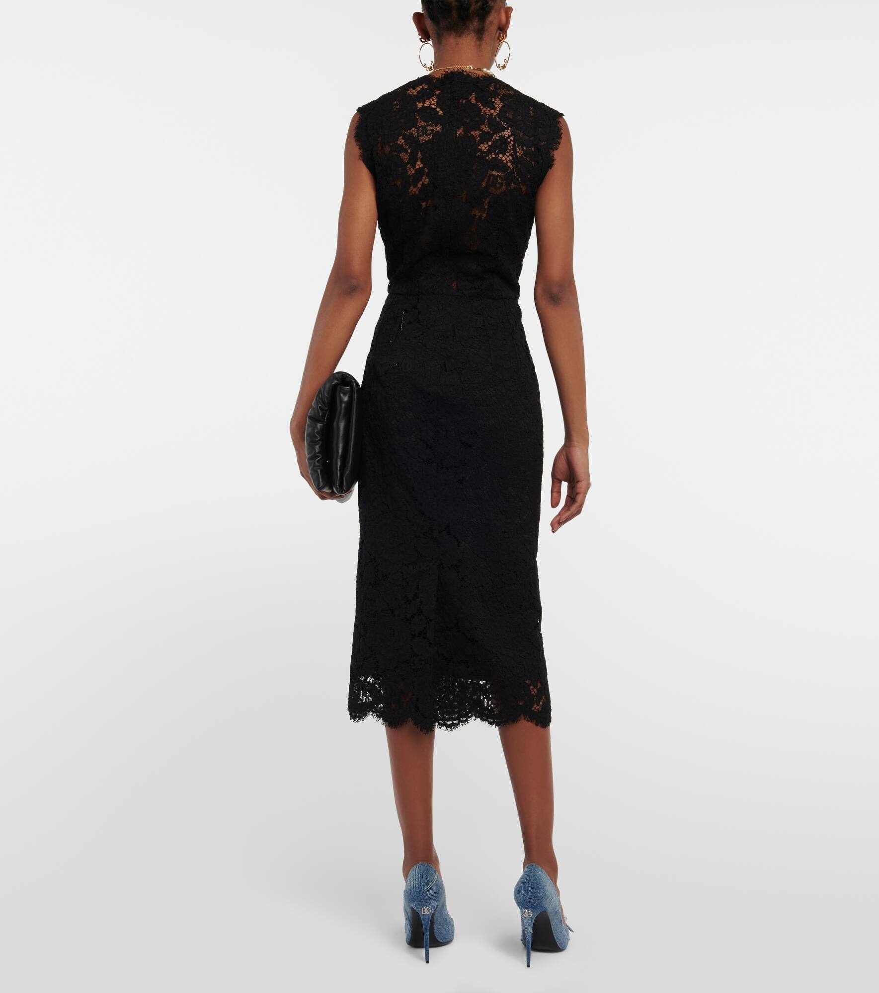 Lace midi dress - 3