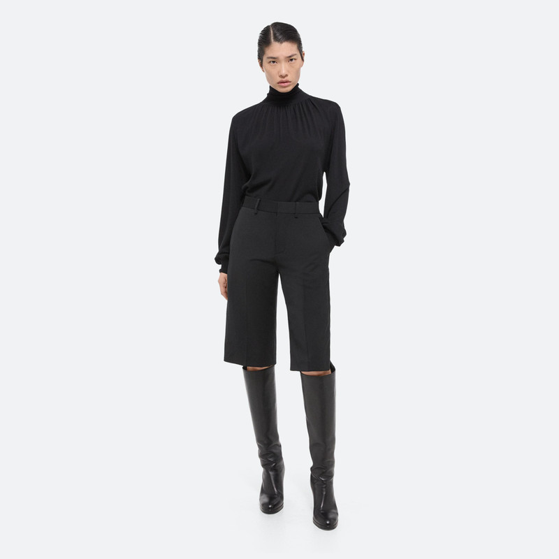 Helmut Lang RUCHED WOOL-SILK TURTLENECK outlook