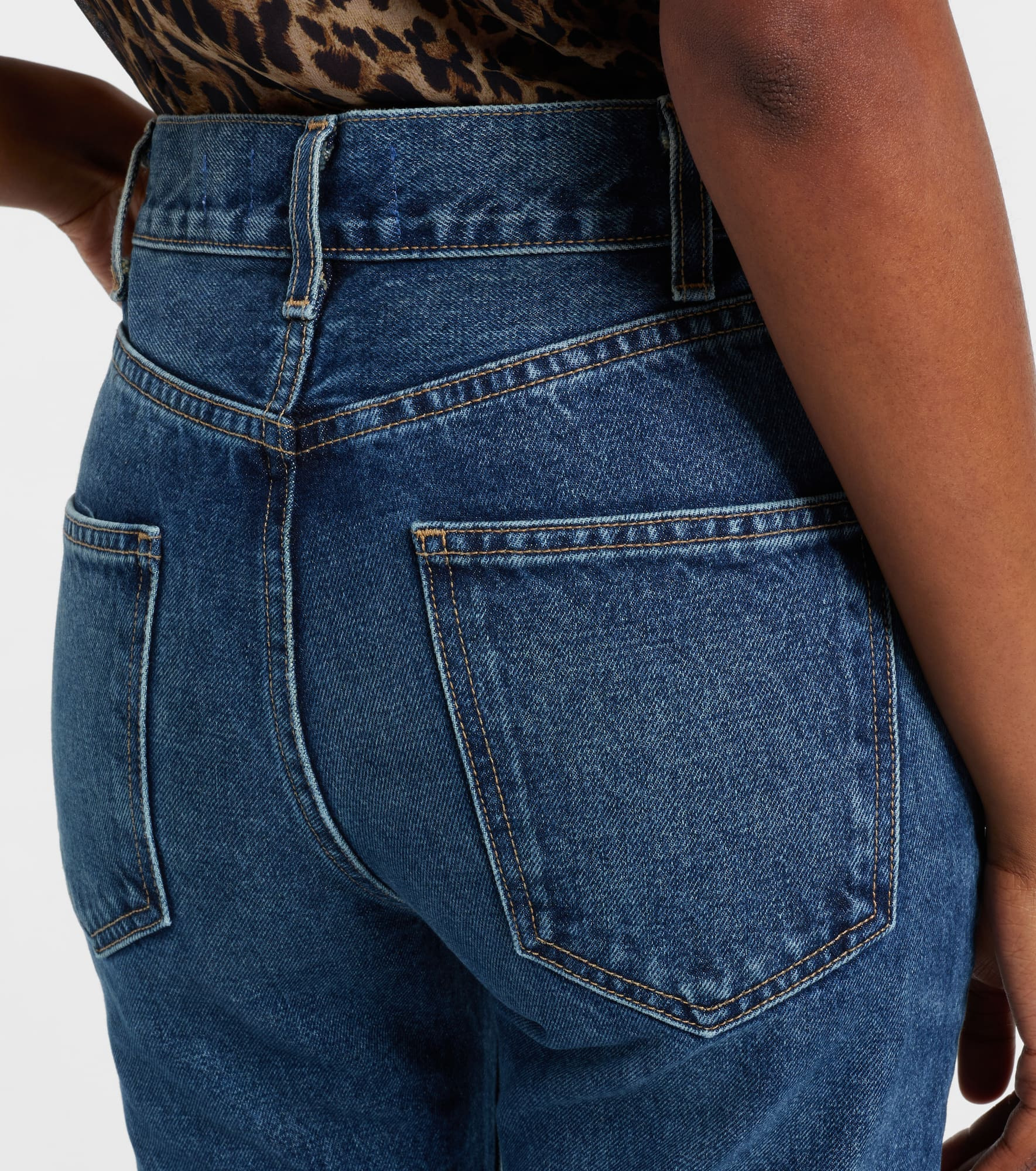 Joan mid-rise straight jeans - 6