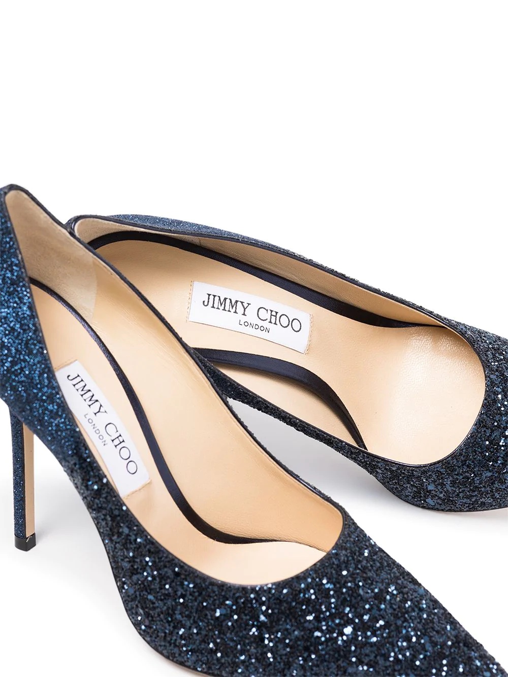 Love 100mm glittered pumps - 2